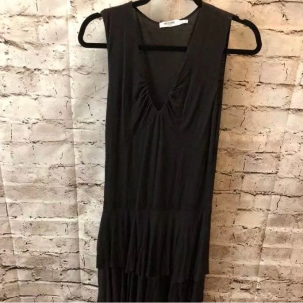 🌸NEW🌸  Rare Moschino Black Tier Dress Vintage